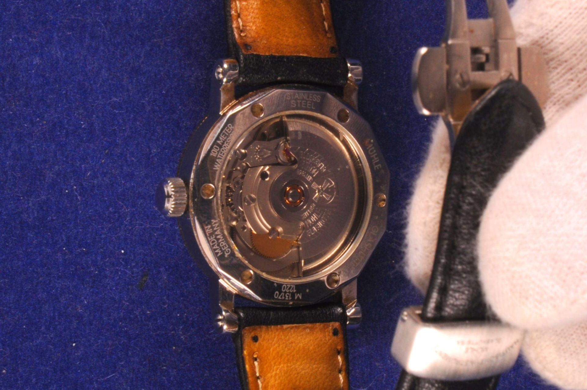Nautical Instruments mill Glashütte ladies athletics Automatic wrist watch. Ca. 33, 8 mm, Ref. - Image 4 of 6