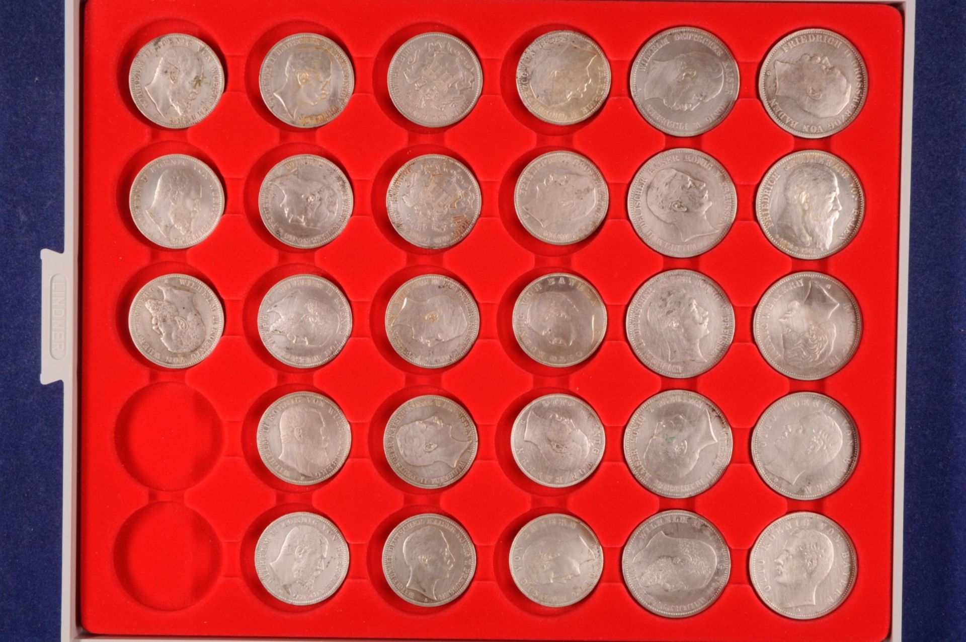 Kaiserreich bis BRD, der Schwerpunkt der Sammlung liegt bei den Silbermünzen des Kaiserreichs, dabei - Bild 4 aus 7