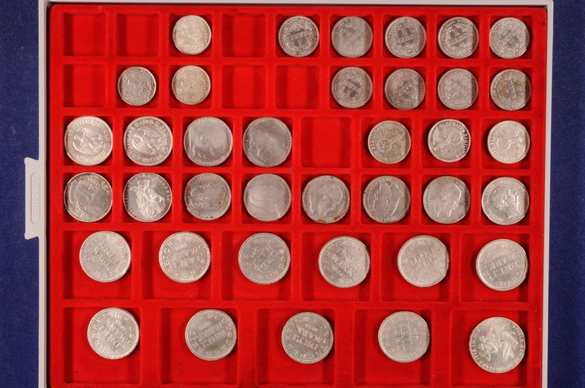 Kaiserreich bis BRD, der Schwerpunkt der Sammlung liegt bei den Silbermünzen des Kaiserreichs, dabei - Bild 3 aus 7