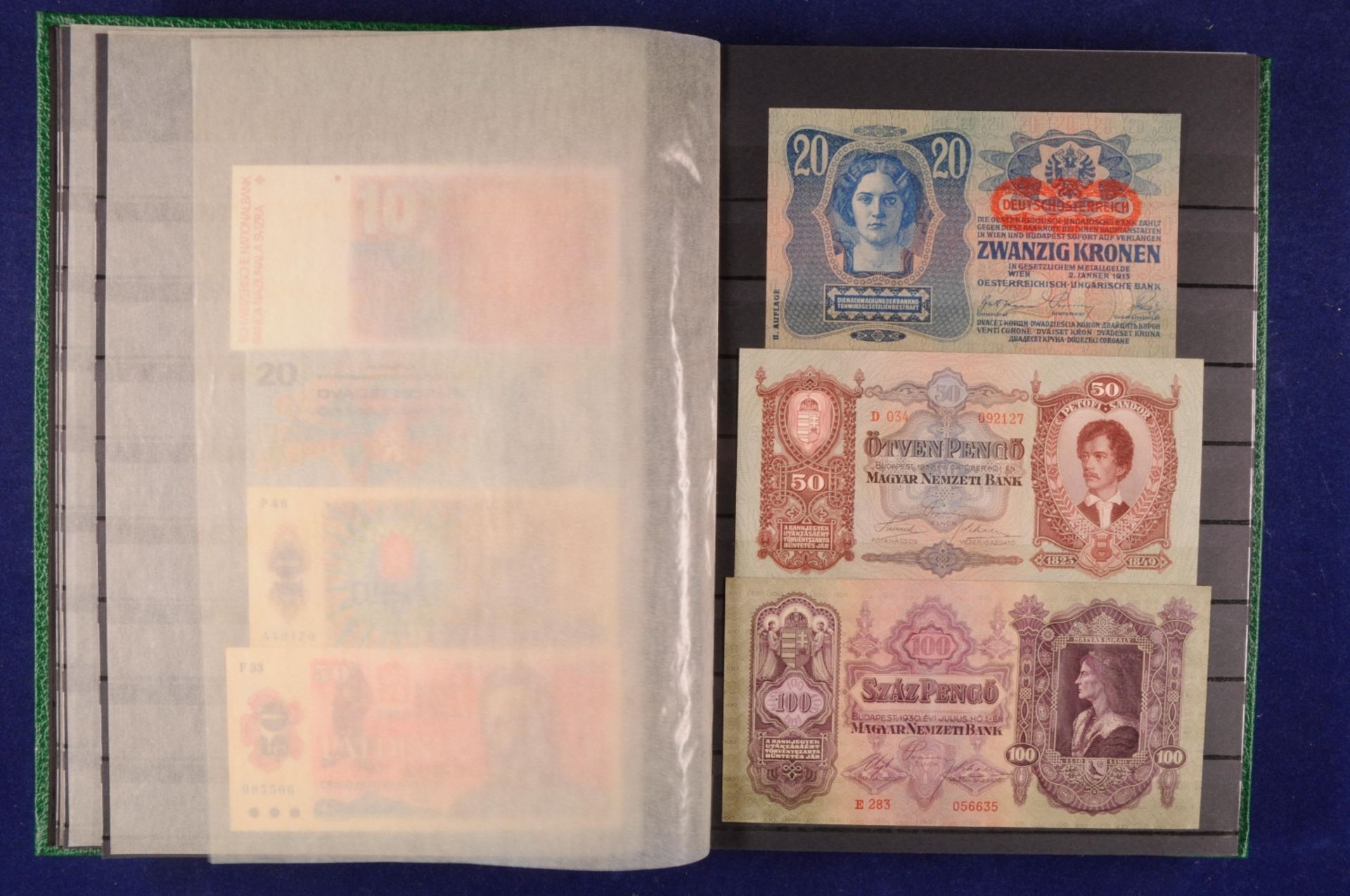 Sammlung Banknoten aus aller Welt in zwei Alben, 20. Jh. ,243 St., Argentina-Nepal und Malta-Indones - Bild 7 aus 44