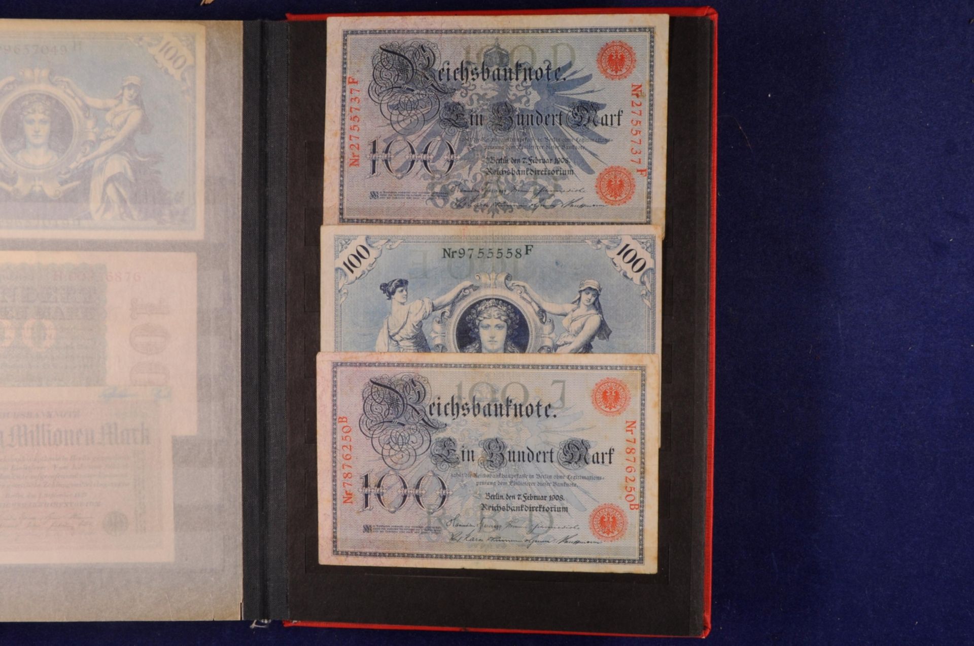 Deutschland, Album mit Banknoten und Notgeldscheinen 20 Jh. über 90 St., enthalten sind: Reichsbankn - Bild 4 aus 4
