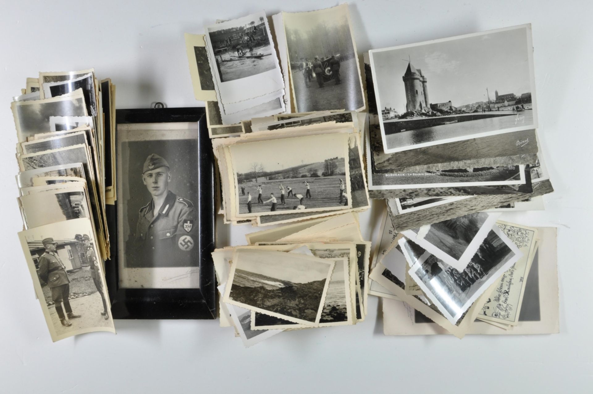 Foto-Nachlass mit knapp 150x Aufnahmen eines Angehörigen des RAD 320 Speyer, dabei u.a. Frankreich,