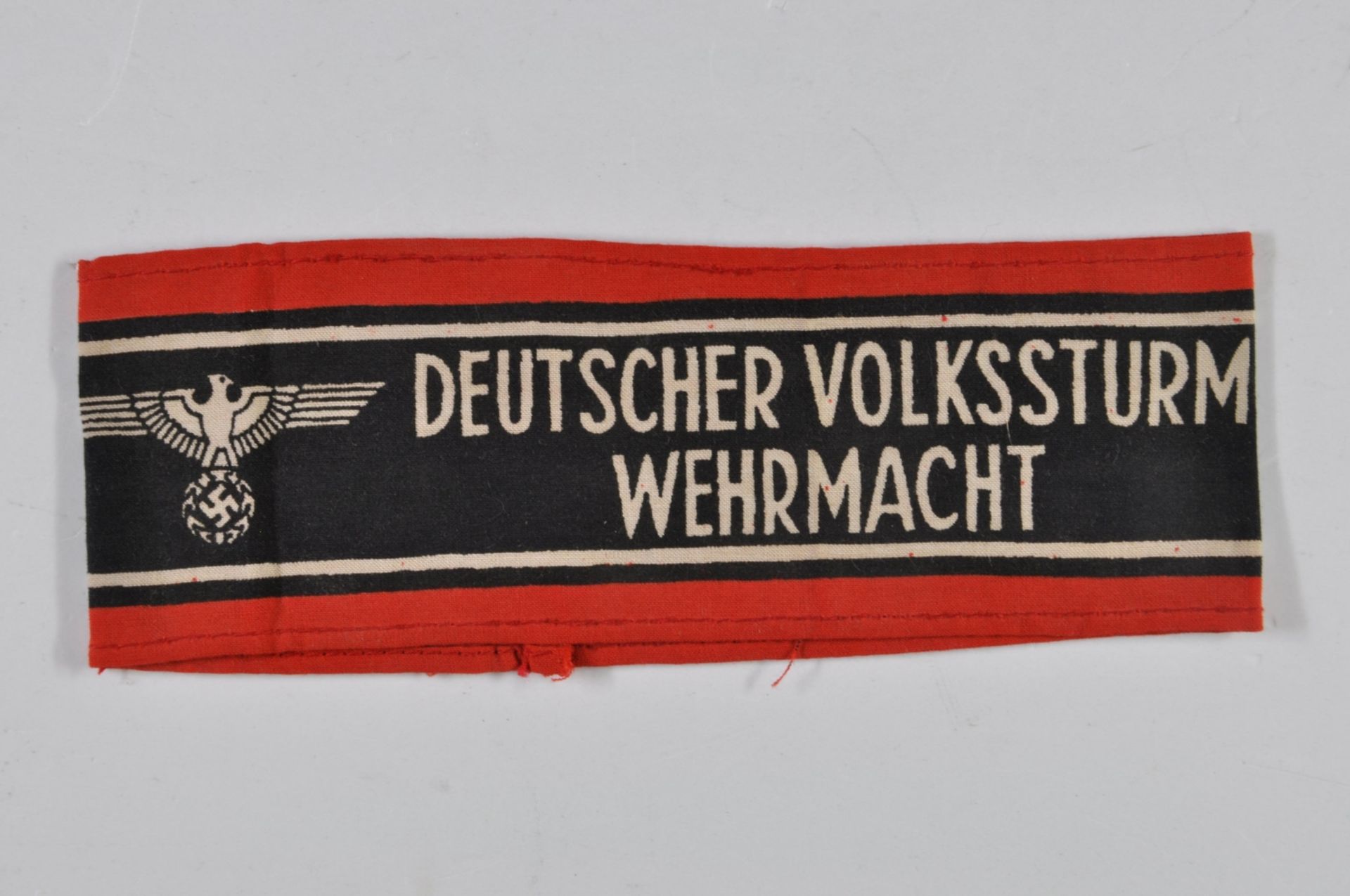 Arm bandage \\German People's Army German Armed Forces\\, printed fabric execution, black /