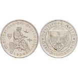 3 Reichsmark, 1930, A, Vogelweide, kl. Kr., kl. Rf., vz. J. 344.