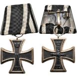 Prussia, Iron Cross 1914, 2. Class, OEK 1909, at single buckle, condition 2.