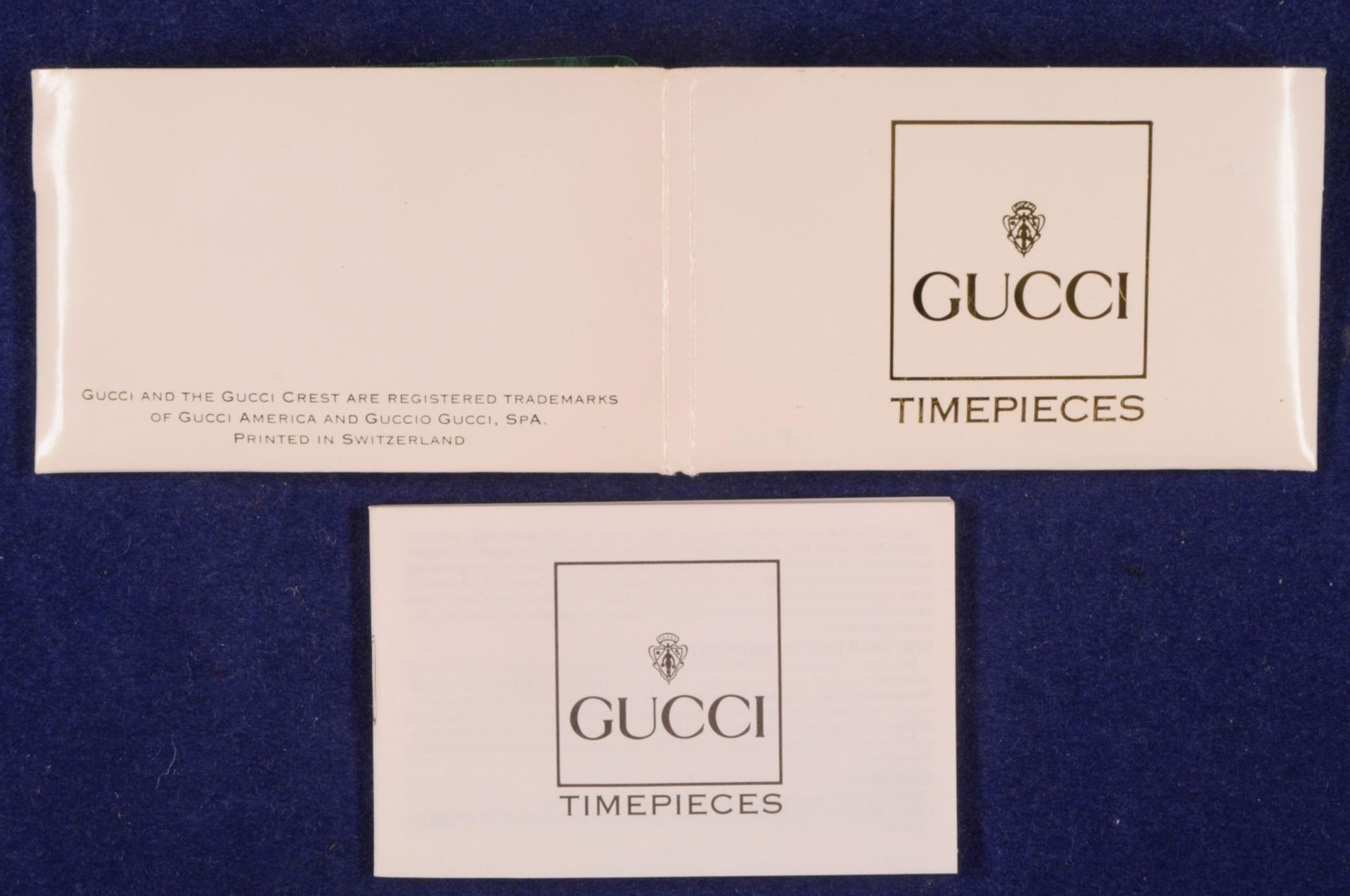 Gucci 3300.2 M wrist watch. Ca. 33 mm, gold-painted case, sapphire glass, quartz. Golden dial, - Image 4 of 5