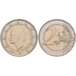 2 Euro, 2007, Grace Patricia Kelly zum 25. Todestag, KM 186, in Kapsel, in Ausgabeschatulle ohne Zer
