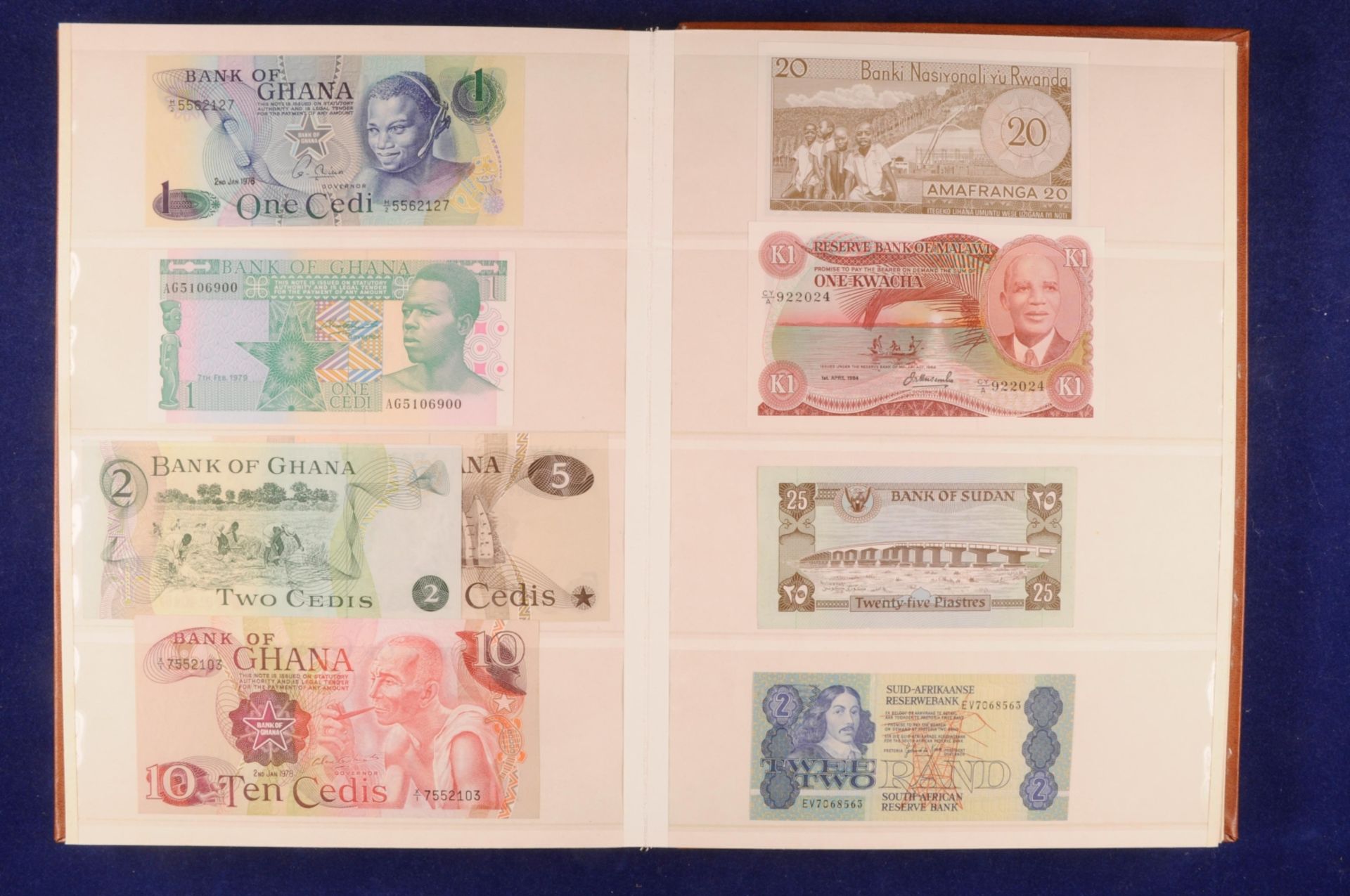 Sammlung Banknoten aus aller Welt in zwei Alben, 20. Jh. ,243 St., Argentina-Nepal und Malta-Indones - Bild 38 aus 44