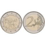 2 Euro, 2017, 200 Jahre Fürstliche Karabinierskompanie, in Kapsel, in Originalschatulle mit Zertifik