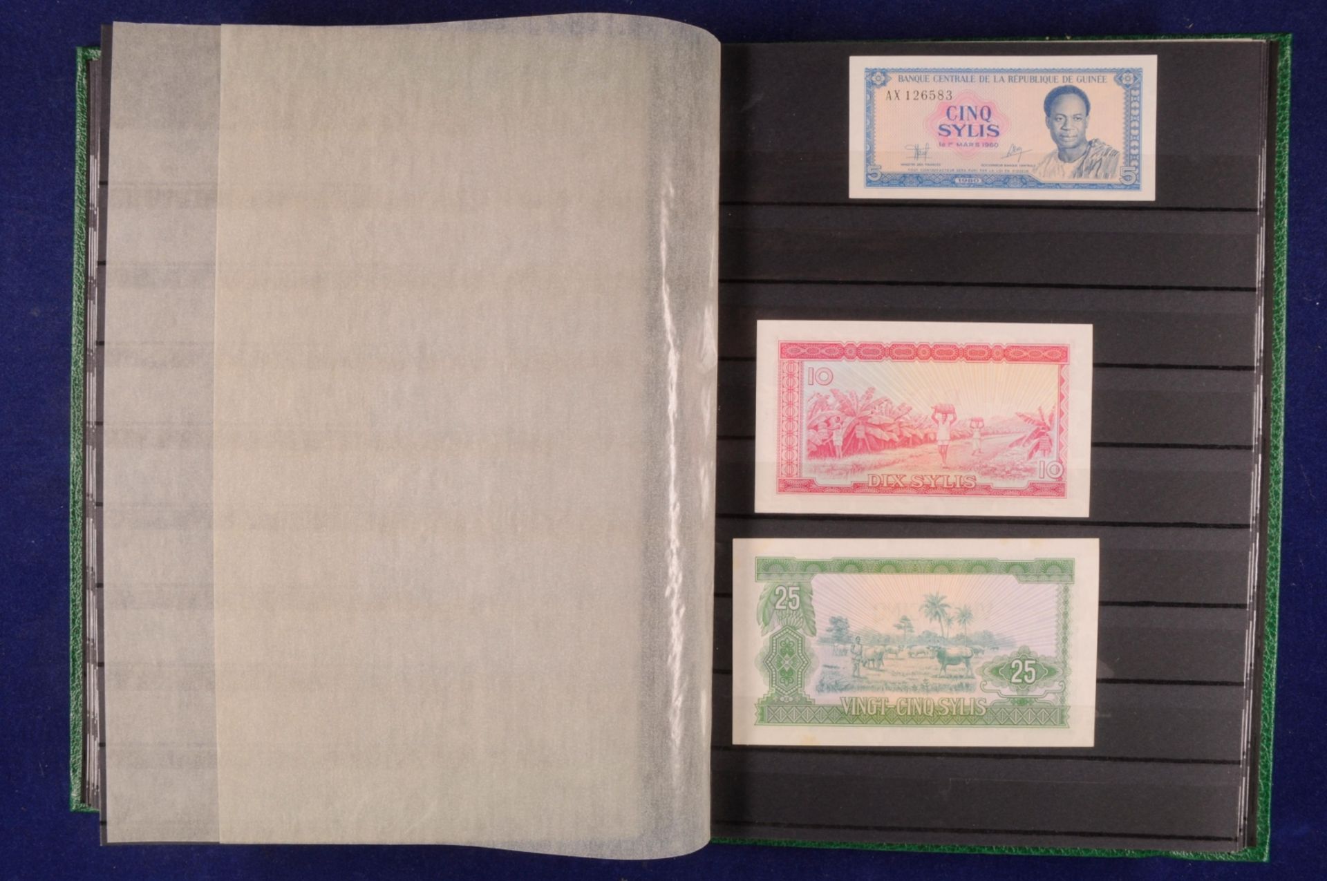 Sammlung Banknoten aus aller Welt in zwei Alben, 20. Jh. ,243 St., Argentina-Nepal und Malta-Indones - Bild 22 aus 44