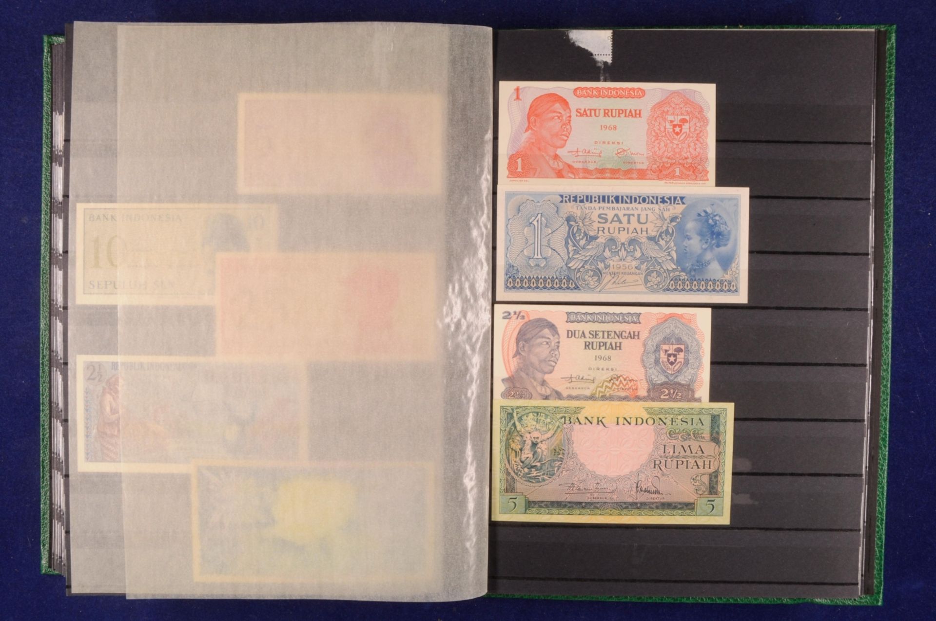 Sammlung Banknoten aus aller Welt in zwei Alben, 20. Jh. ,243 St., Argentina-Nepal und Malta-Indones - Bild 24 aus 44