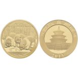 100 Yuan, Gold, 2013, Panda, 1/4 Oz, verschweißt, st.