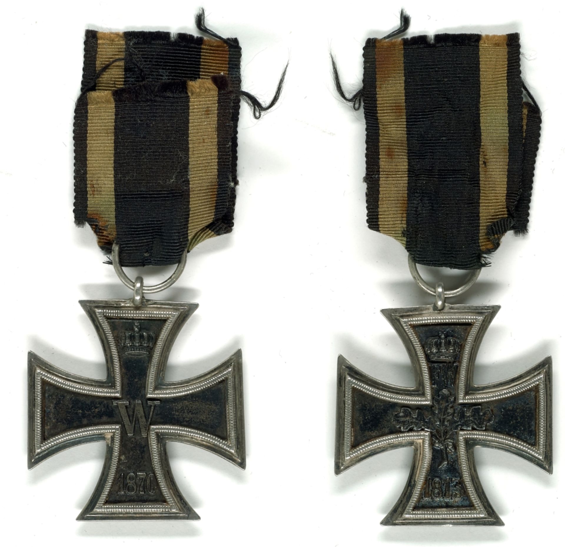 Prussia, Iron Cross 1870 2. Class, with ribbon, OEK 1904, blackening faded, volume with strong