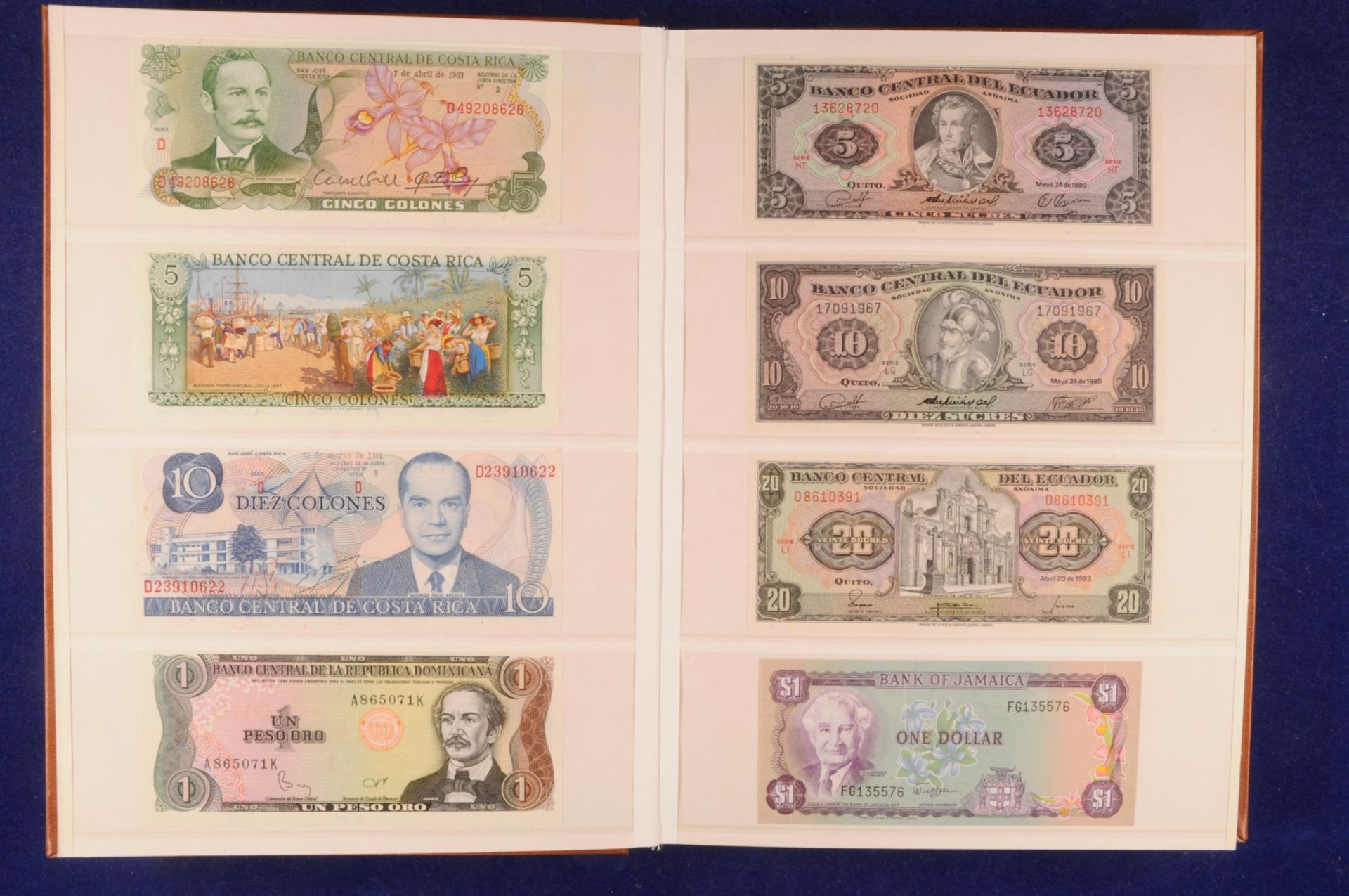 Sammlung Banknoten aus aller Welt in zwei Alben, 20. Jh. ,243 St., Argentina-Nepal und Malta-Indones - Bild 33 aus 44