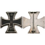 Prussia, Iron Cross 1914 1. Class, allowance \\prince size\\, flat, magnetic, on the reverse side