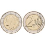 2 Euro, 2007, Grace Patricia Kelly zum 25. Todestag, KM 186, in Ausgabeschatulle, kl. Flecken, vz-st