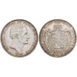 Doppeltaler, 1840, Friedrich Wilhelm III., AKS 9, J. 64, Randfehler, kl. Kr., ss-vz.