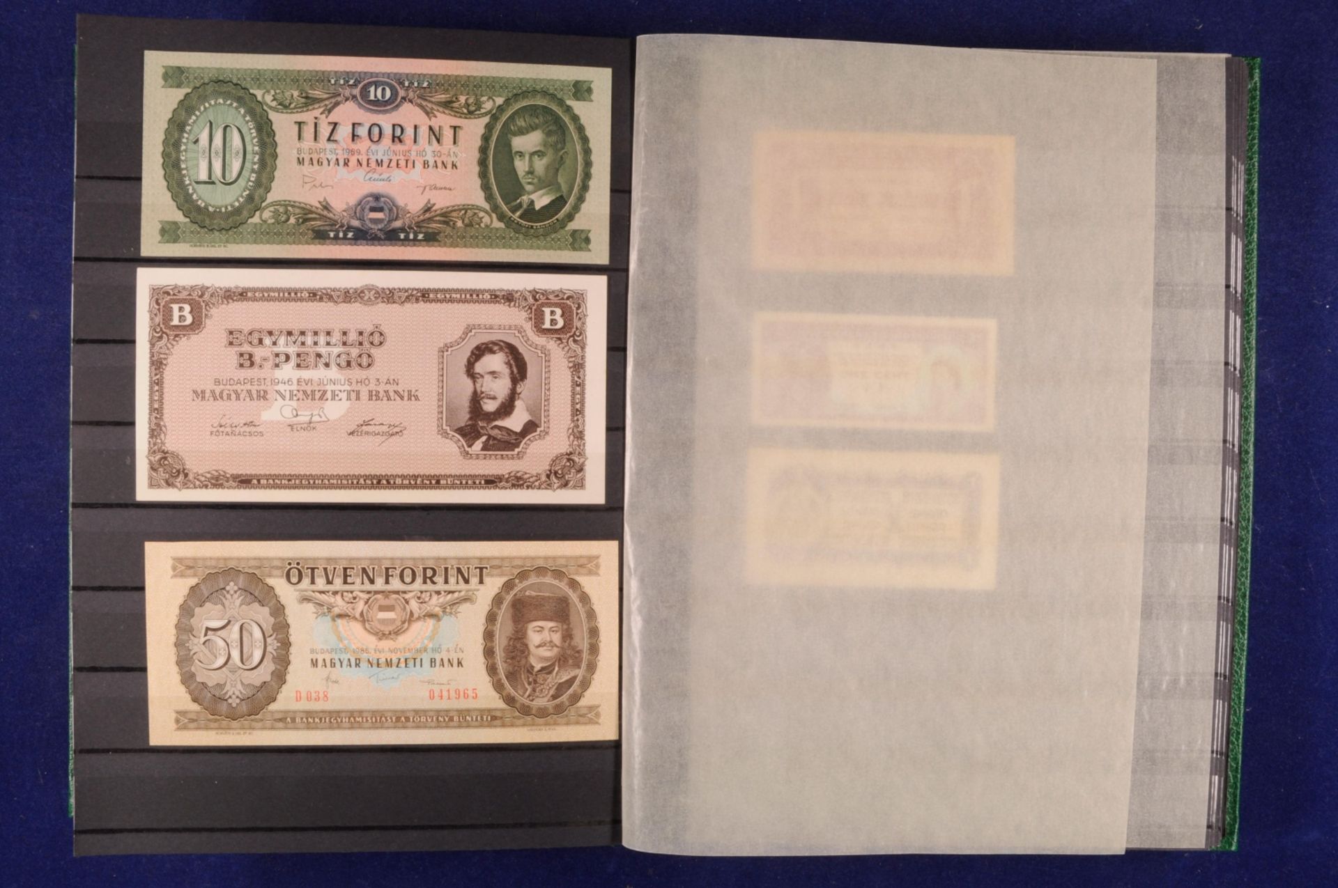 Sammlung Banknoten aus aller Welt in zwei Alben, 20. Jh. ,243 St., Argentina-Nepal und Malta-Indones - Bild 8 aus 44