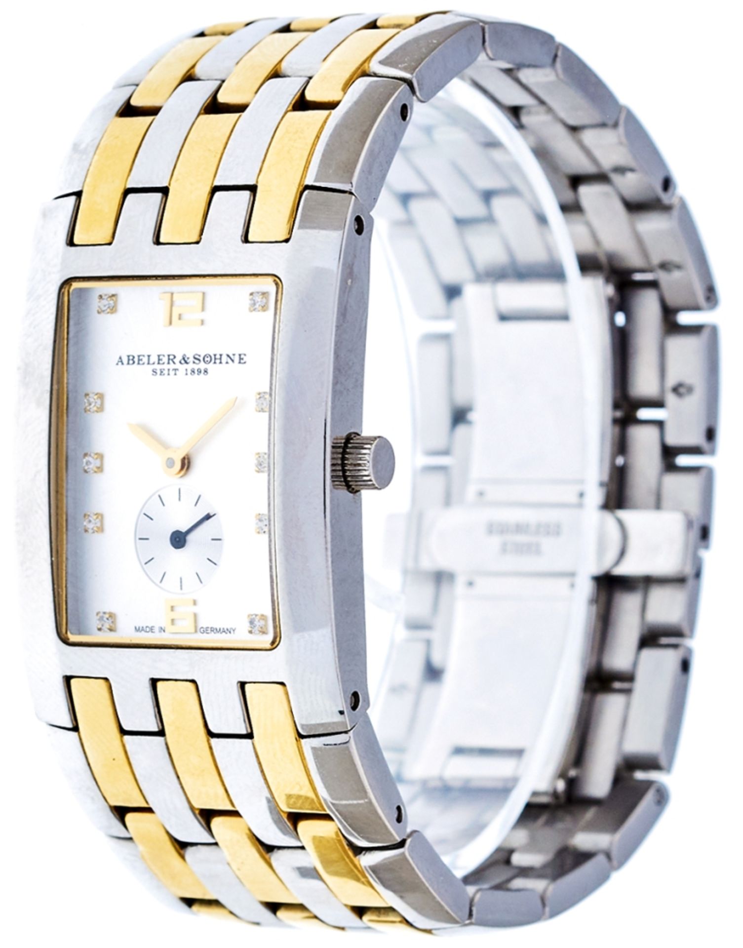 Bicolor womens watch. ABELER & sons since 1898. Model: Elegance. Reference number: AS3138. Model