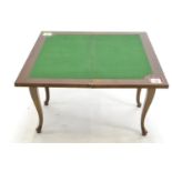 Fold out games table. H53cm W80.5cm D80.5cm