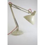 Thousand and one Lamps Ltd. Anglepoise desk lamp in cream with orange flex