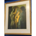 Reza Samimi (1919-1991 Iranian) Signed ltd. ed. print of a nude. 87/500. 84cm x 100cm.