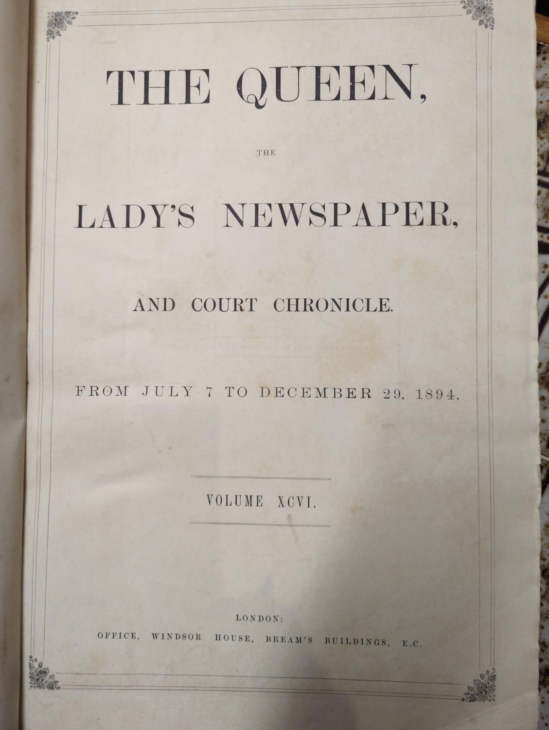 The Queen The Ladies Newspaper, from July 7 to December 1894  - Image 3 of 8