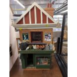 Shop front dolls house.