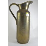 Large metal ewer. 57cm high.