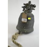 Chinese Archaic style bell, 30cm high