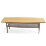 Mid Century style coffee table. L116cm D37cm h36cm