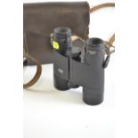 Pair of Leitz Wetzlar, Trinovid, German binoculars 8 x 32 in Leitz leather case
