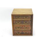 Early C20 engineers drawer box, marked 'Schweppes'. w40cm d42cm h46cm