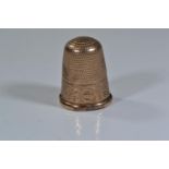 9ct gold Charles Horner thimble, 3.88 grams