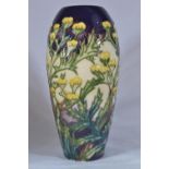 Moorcroft tapered baluster vase, dated 1999, signed Kerri, underglaze & impressed marks, height 18.5