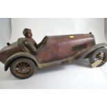 Large model of a classic car. 67cm long.