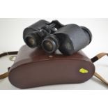A pair of Carl Zeiss Jena multi-coated Nobilem 12x50B spezial binoculars, with leather case