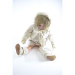 German Child Doll, marked to back of head '1362 Made in Germany 3 3/4', bisque head over composition