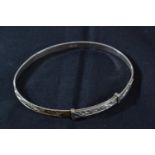 Three silver bracelets, gross weight 33.44 grams