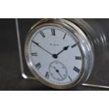 Silver cased Elgin open faced pocket watch with subsidiary seconds, 15 jewels, movement no. 17402900
