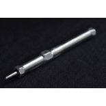 Silver propelling pencil, maker Sampson Mordan & Co, London, length 8.2cm, date mark rubbed