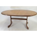 GPlan Fresco extending oval table. W107cm H72cm L160cm