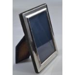 Rectangular silver photo frame, maker RC, Sheffield 1994, overall 11.5x15cm