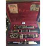 Buffet E13 clarinet in case, stamped 'Buffet Crampon & cie. a Paris', serial number K141106