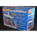 Dampftraktor D405 traction engine in box with accessories