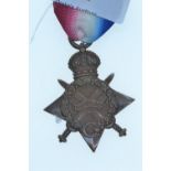 WWI 1914-15 Star Medal (TS-5987 DVR. C. H. Wills A.S.C)