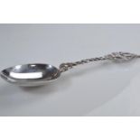 Dutch silver spoon, import marks for Samuel Boyce Landeck, London 1895, length 18.7cm, 60.6 grams