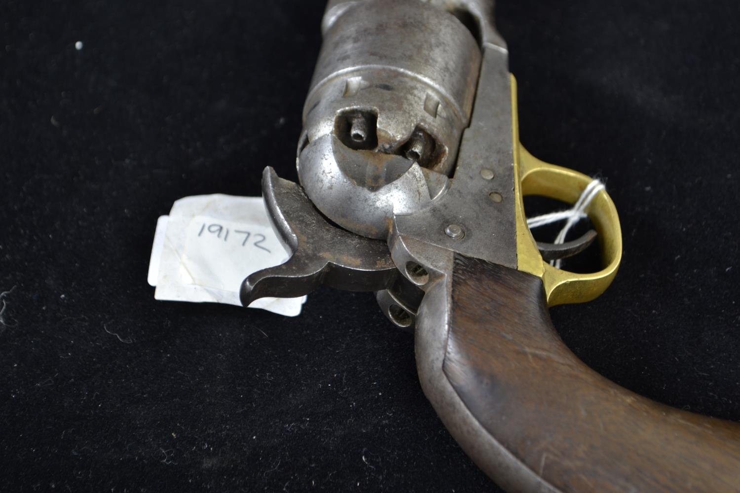 6 shot .44" Colt Model 1860 army percussion revolver, serial number 140775 on all parts. Originally  - Image 5 of 5