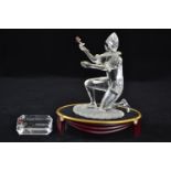 Swarovski "Masquerade" Harlequin 2001 SCS figure, no 279648, A7400NR200100, with title plaque, certi