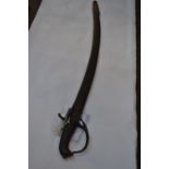 Dutch style sword would have been issued to US marines  with scabbard, overall length 89cm